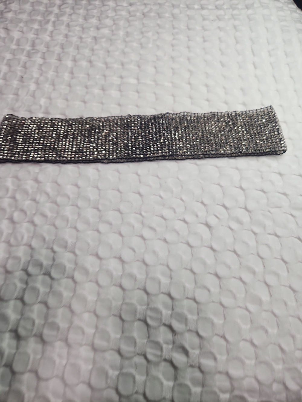 Clear Beaded Streach Belt 13in-20in